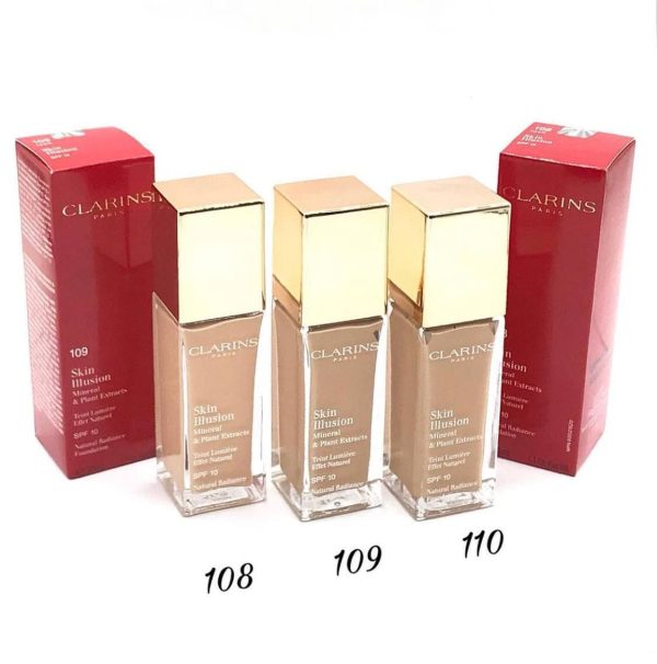 خرید کرم پودر کلارنس شماره 109 حجم 30ml