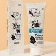 ماسک صورت فیری فیس مدل ذغال 75 میل | پاکسازی عمیق، کنترل چربی و روشن‌کننده | آرایشی لوتوس